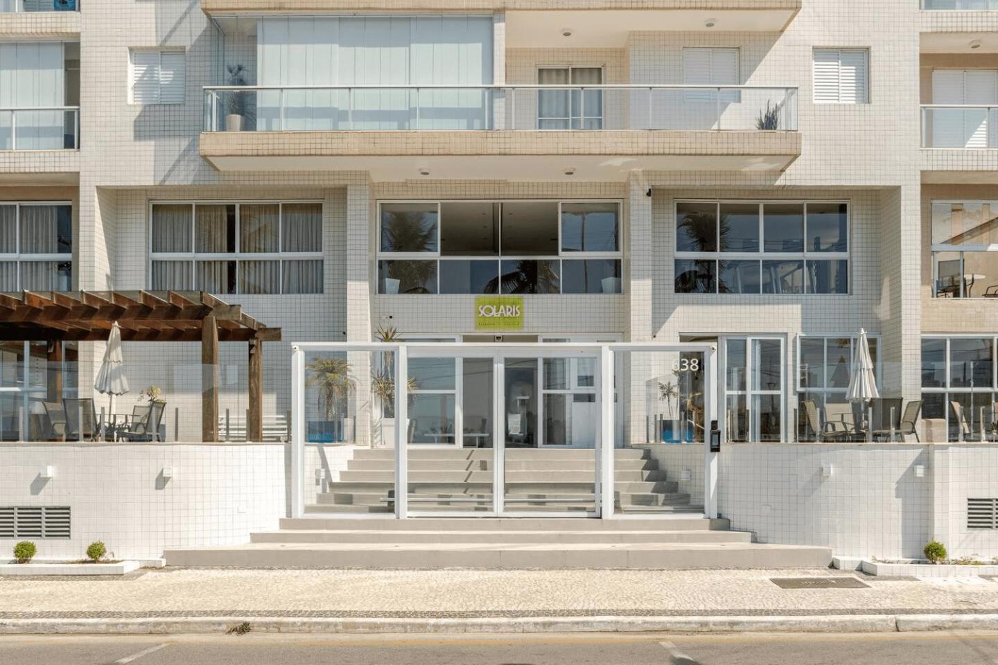 Apto - Predio De Frente Para Praia - Asturias - Guaruja - 2 Vagas Garagem - Wi-Fi E Ar Condicionado Eksteriør bilde
